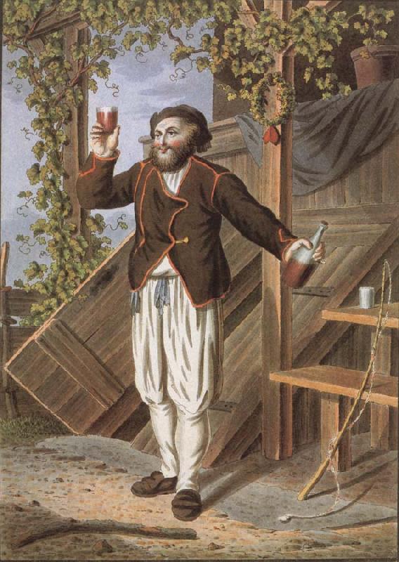 Georg Volmar Peasant of Morat France oil painting art